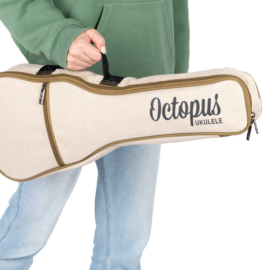 Octopus UK57 fine hessian ukulele gig bag - Soprano